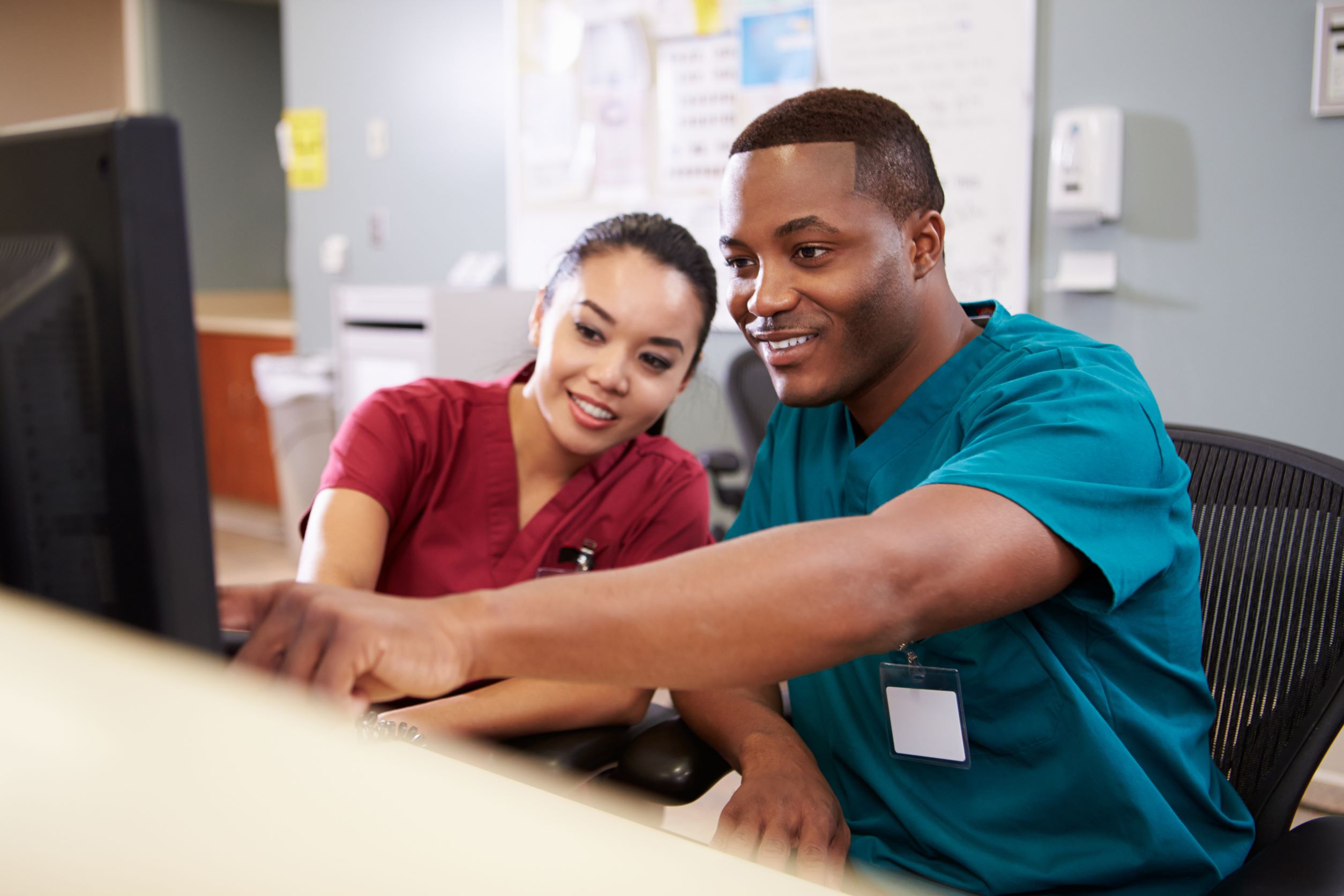 Nurses at Workstation